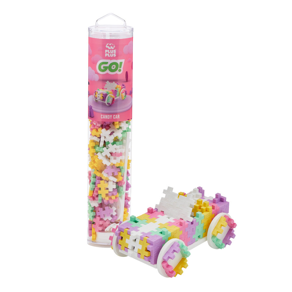 Plus-Plus 200 Piece Tube - Color Cars Candy