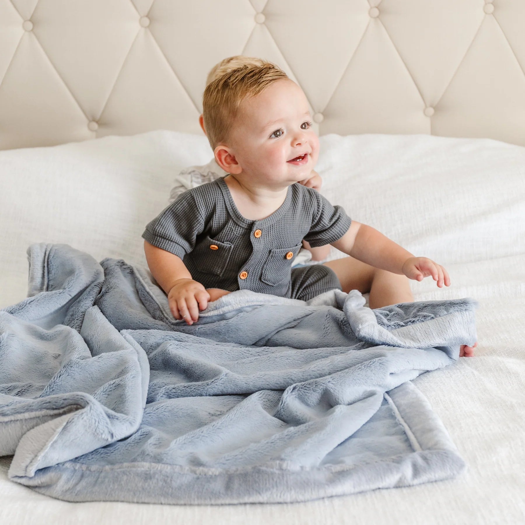 Saranoni Satin Border Receiving Blankets
