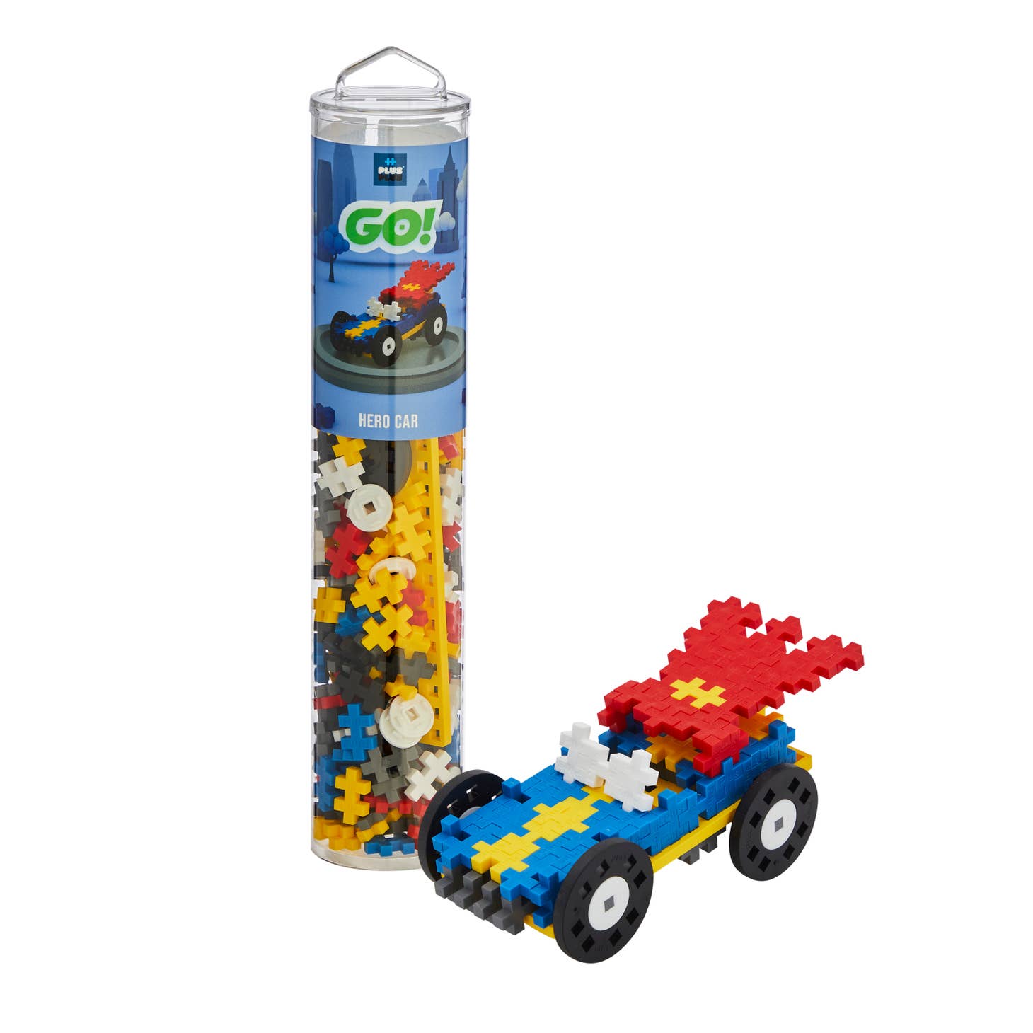 Plus-Plus 200 Piece Tube - Color Cars Hero