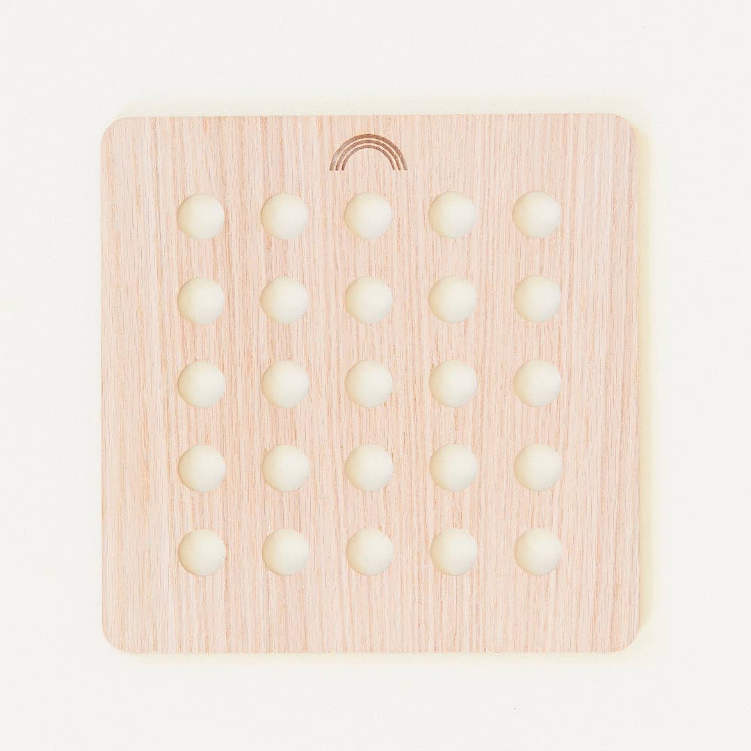 Wooden Weaving Board - Natural Waldorf Toy For Playsilks