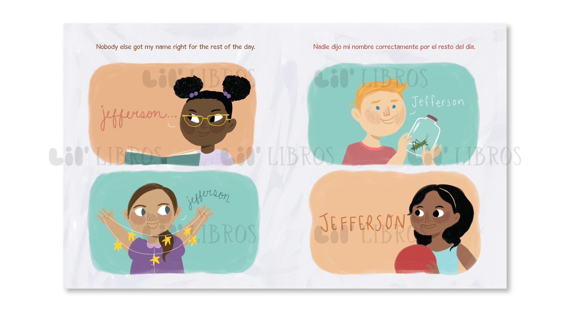 Lil' Libros ~ Bilingual Children's Books & Games - Yefferson, Actually / En realidad, es Yefferson (Bilingual: English and Spanish)