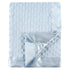 Hudson Baby Plush Mink Blanket, Powder Blue