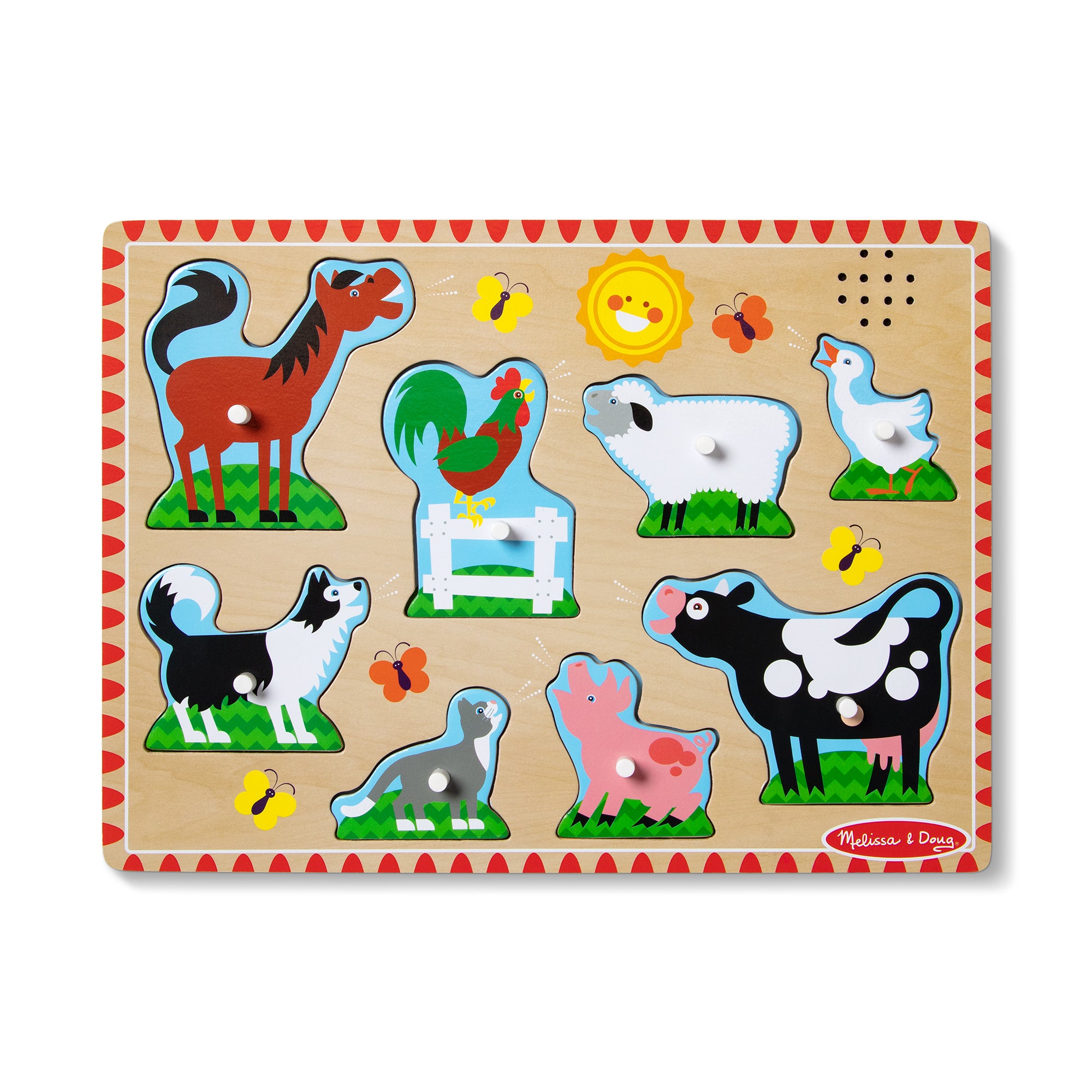 Melissa & Doug Sound Puzzle- Farm Animals