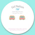 Happy Camper Cutie Stud Earrings