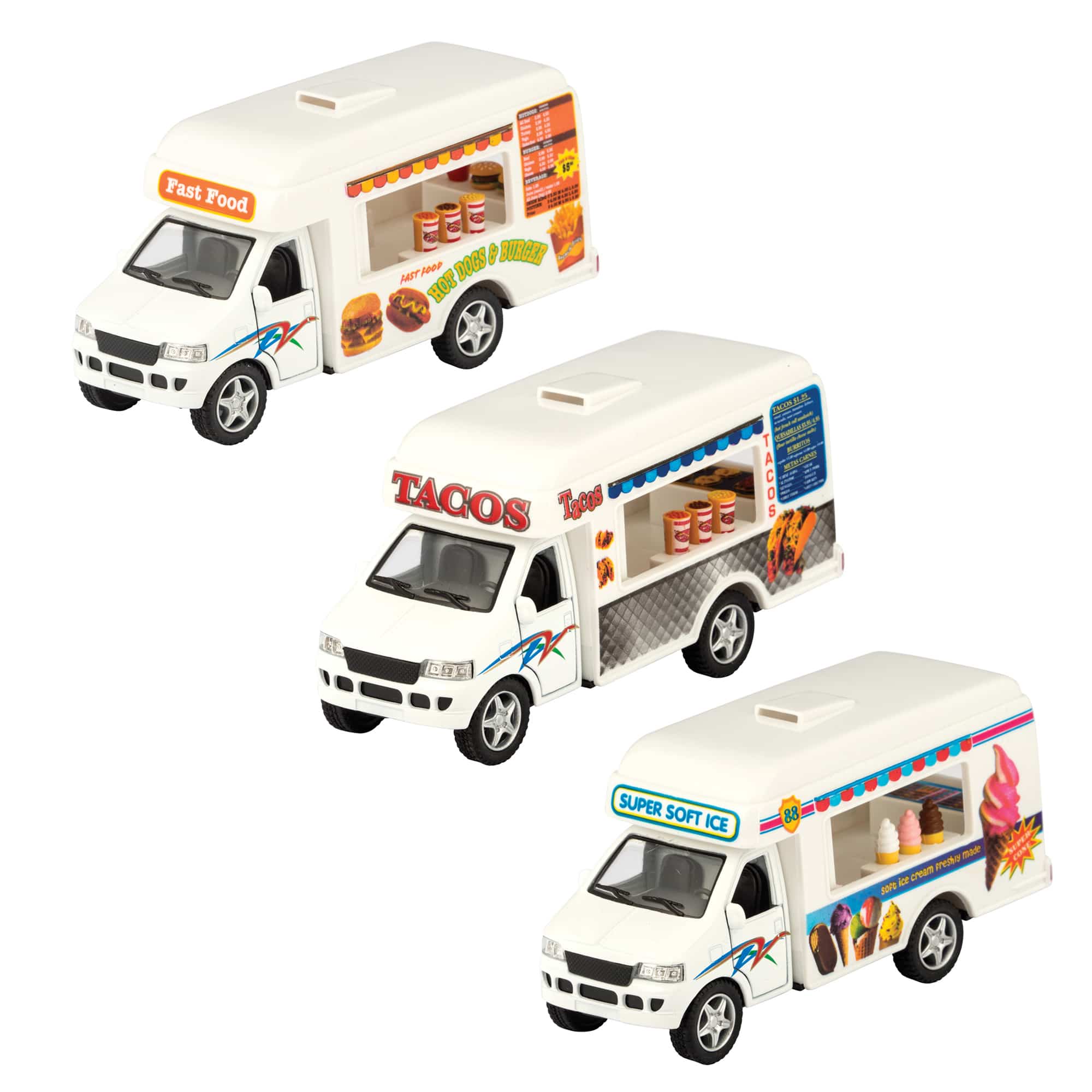 Diecast Assorted Food Trucks