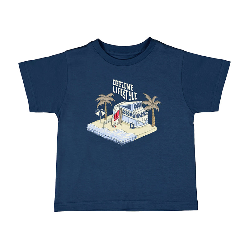 Van t-shirt s/s-Indigo S24-3004
