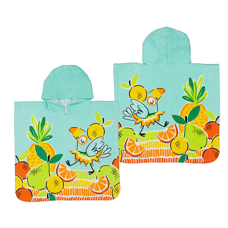 Towel- Aqua  Birds S25-10895