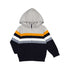 Knitting Pullover w/Hood- carrot W24-4349