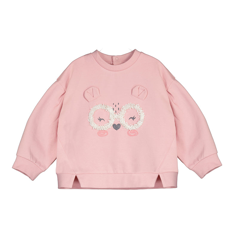 Fleece Pullover baby girl- Rose W23-2414