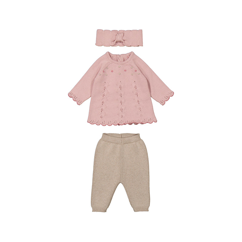 Leggings and Headband Set- Sugar Pink W24-2783