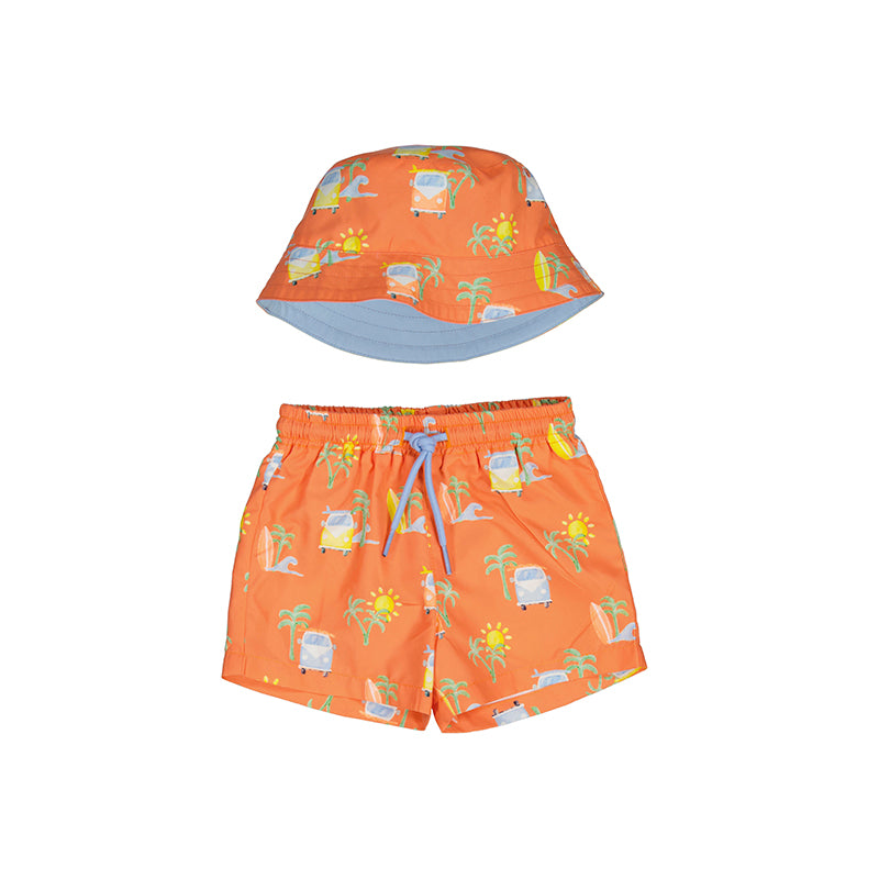 Swim Shorts w/ Hat S25-1646