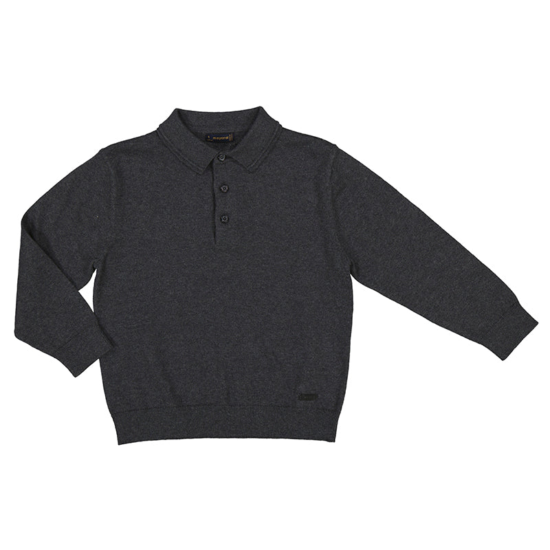Long Sleeved Polo Shirt -H. Pencil W24-4102