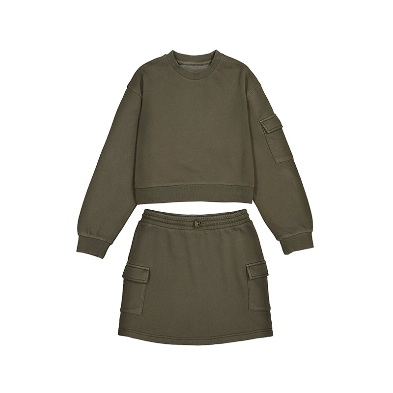Skirt Set- Hunter Green W25 7917