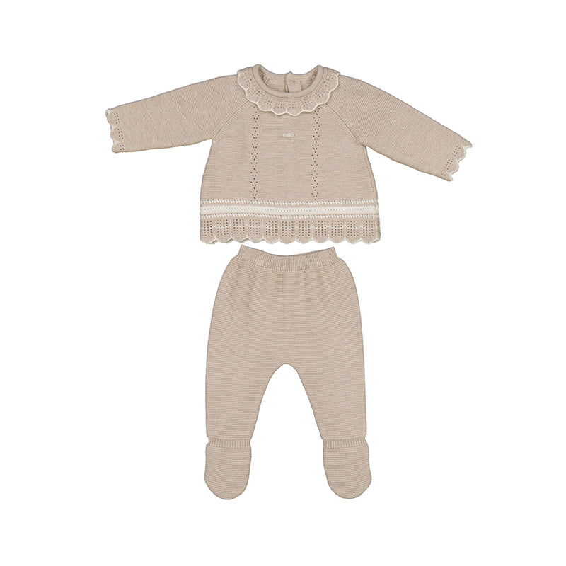 Knit Leg Warmer Set- Walnut W24-2501