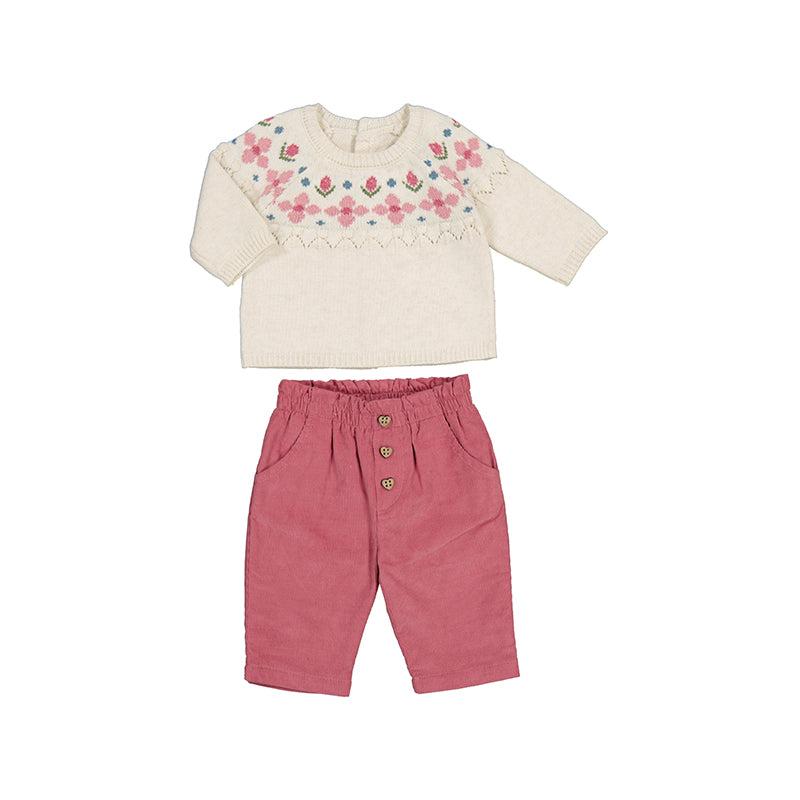 Long Trousers- Pink W24-2519