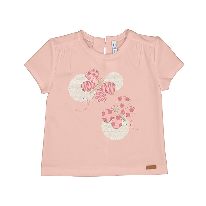 T-Shirt- Rose Butterflies S25-1043