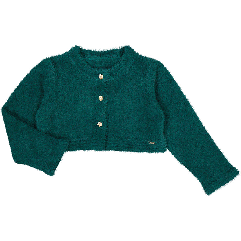 Knitting Cardigan- Bottle Green W24-2325