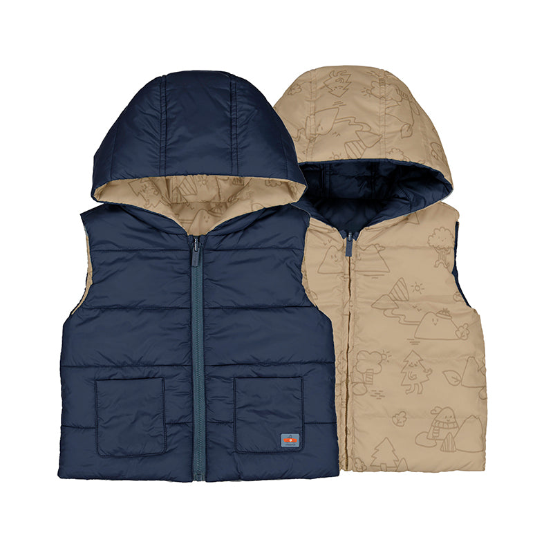 Reversible Vest- Navy W24-2317