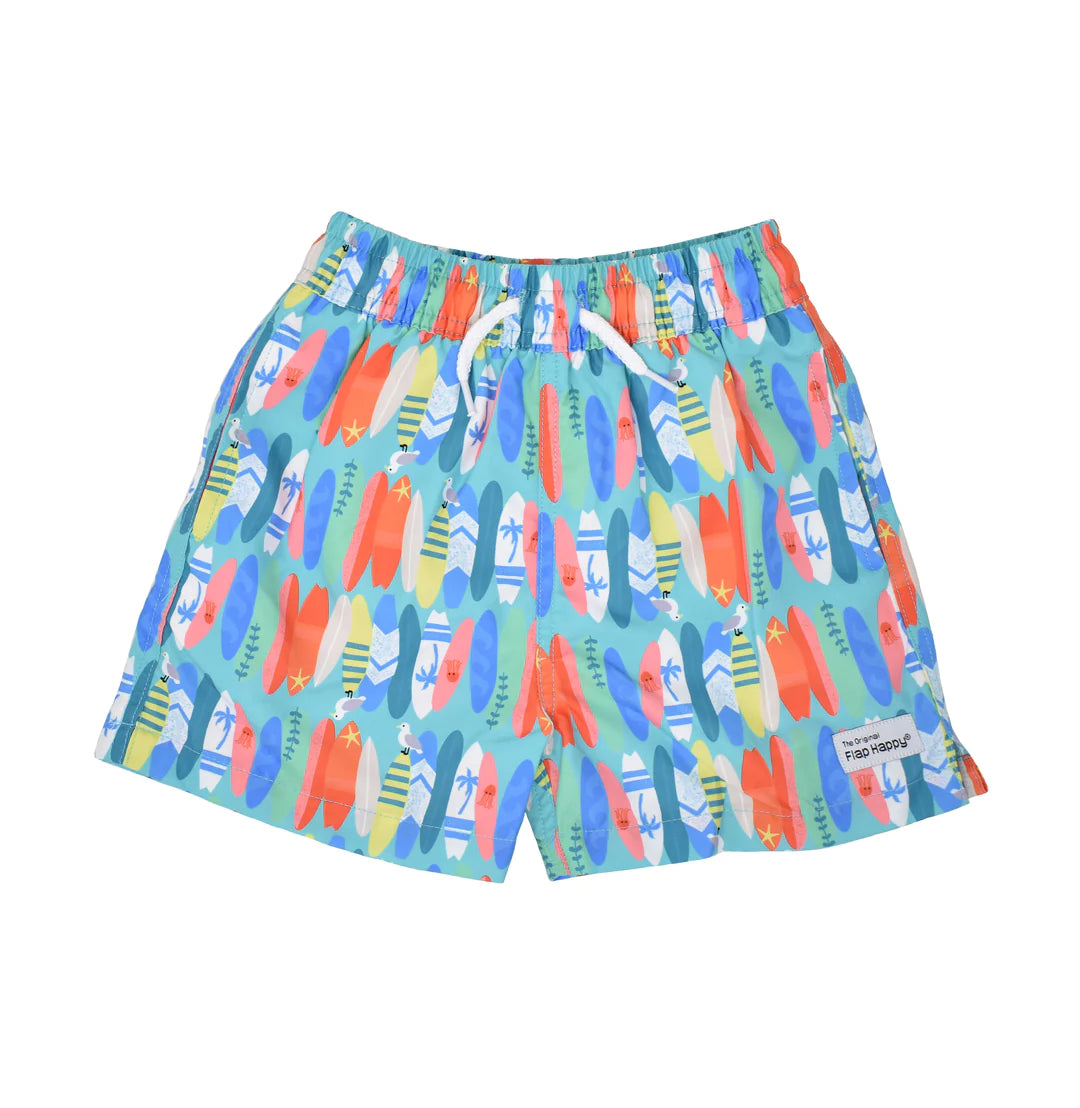 UPF 50 Wesley Swim Trunks w/ Mesh Liner- Surfing Safari