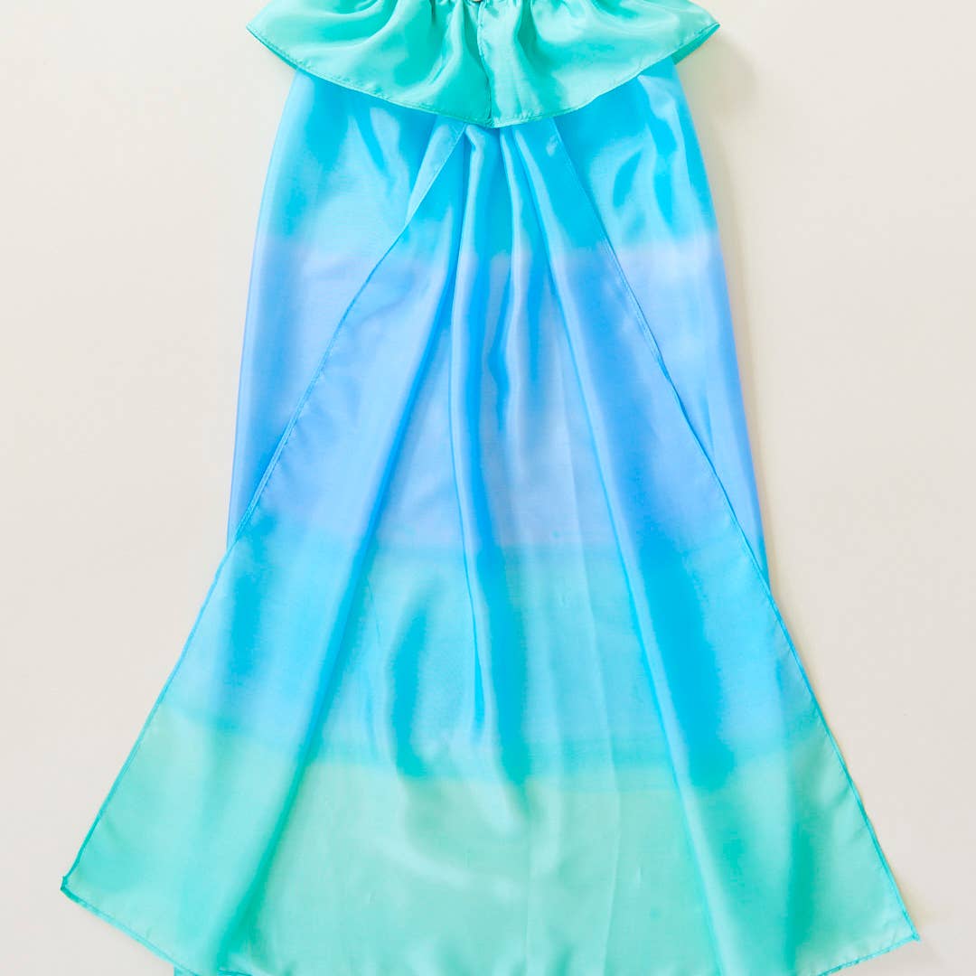 Mermaid Cape - 100% Silk Capes For Dress Up & Pretend Play