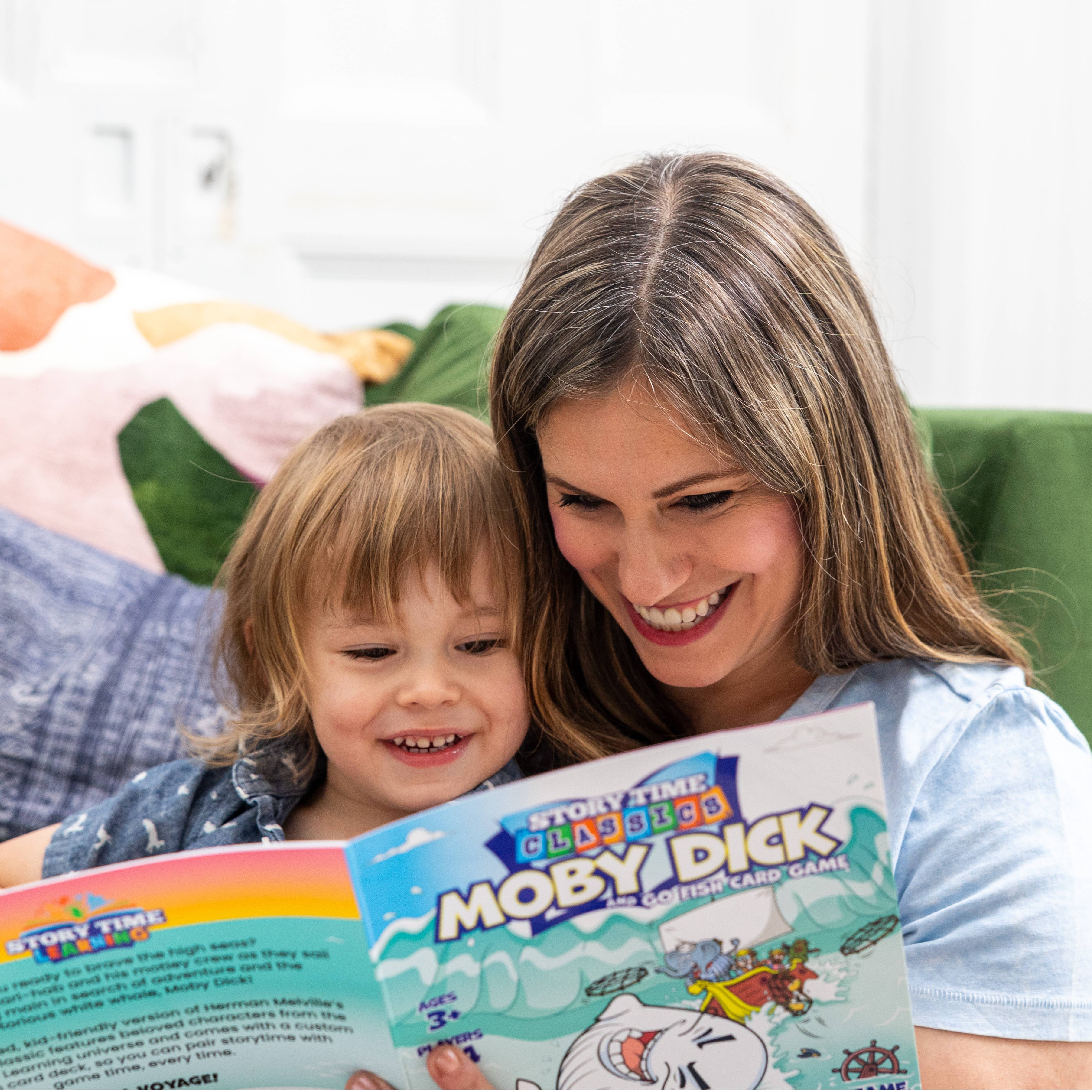 2-in-1 Moby Dick and Go Fish Card Games