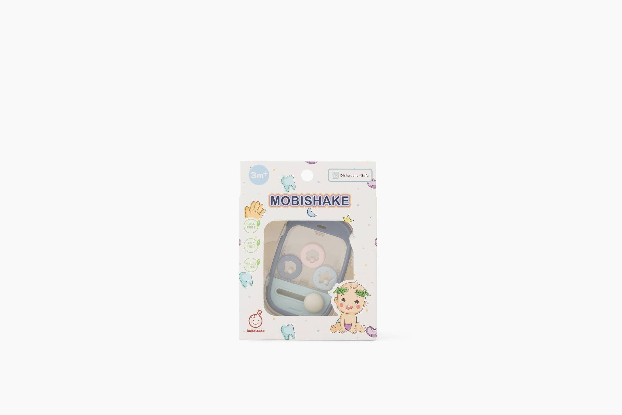 ToyLab - MobiShake - Rattle Teething Toy Dishwasher Safe