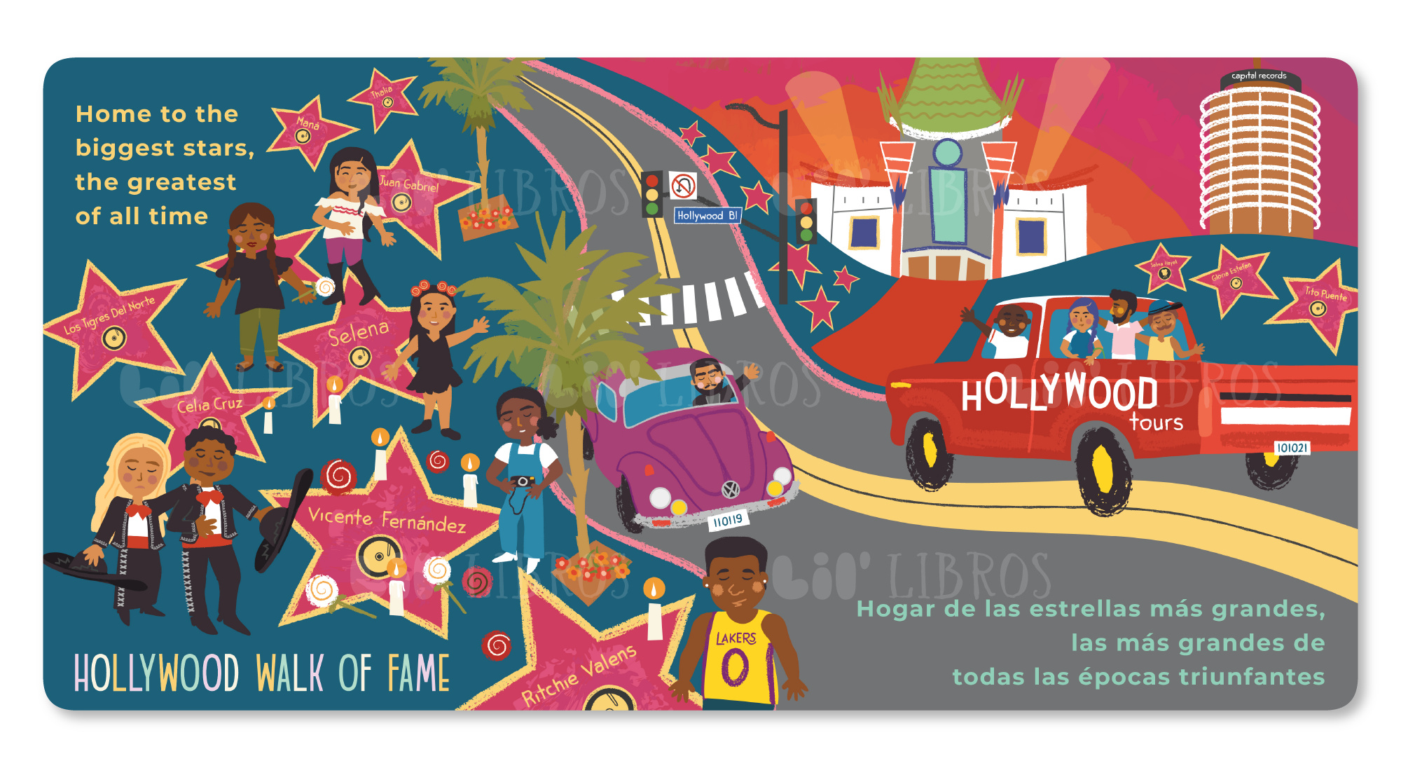 Lil' Libros ~ Bilingual Children's Books & Games - VÁMONOS: Los Angeles (Bilingual: English and Spanish)
