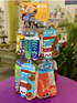 Milk & Cookies Non-Slip Mismatched Socks for Kids: KIDS LARGE