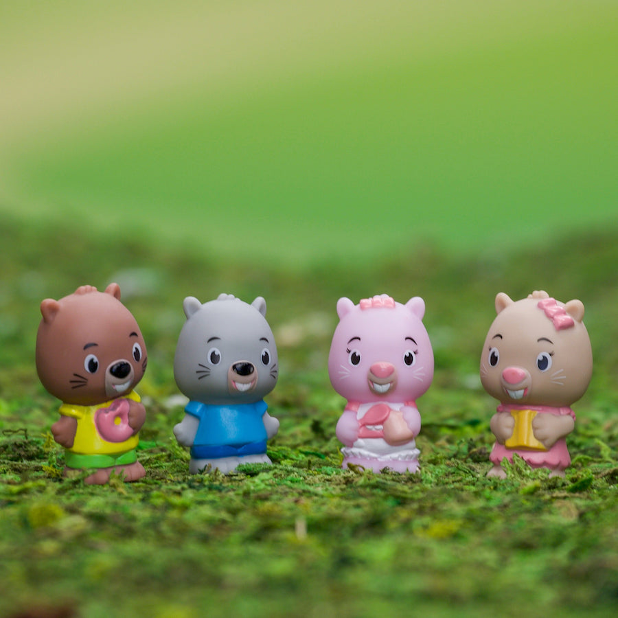 Timber Tots Chipchip Family set of 4