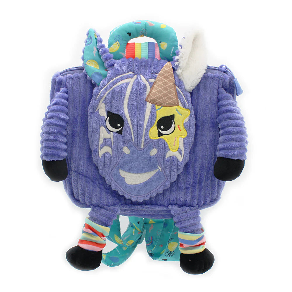 Corduroy Backpack Kiprokos the Zebra
