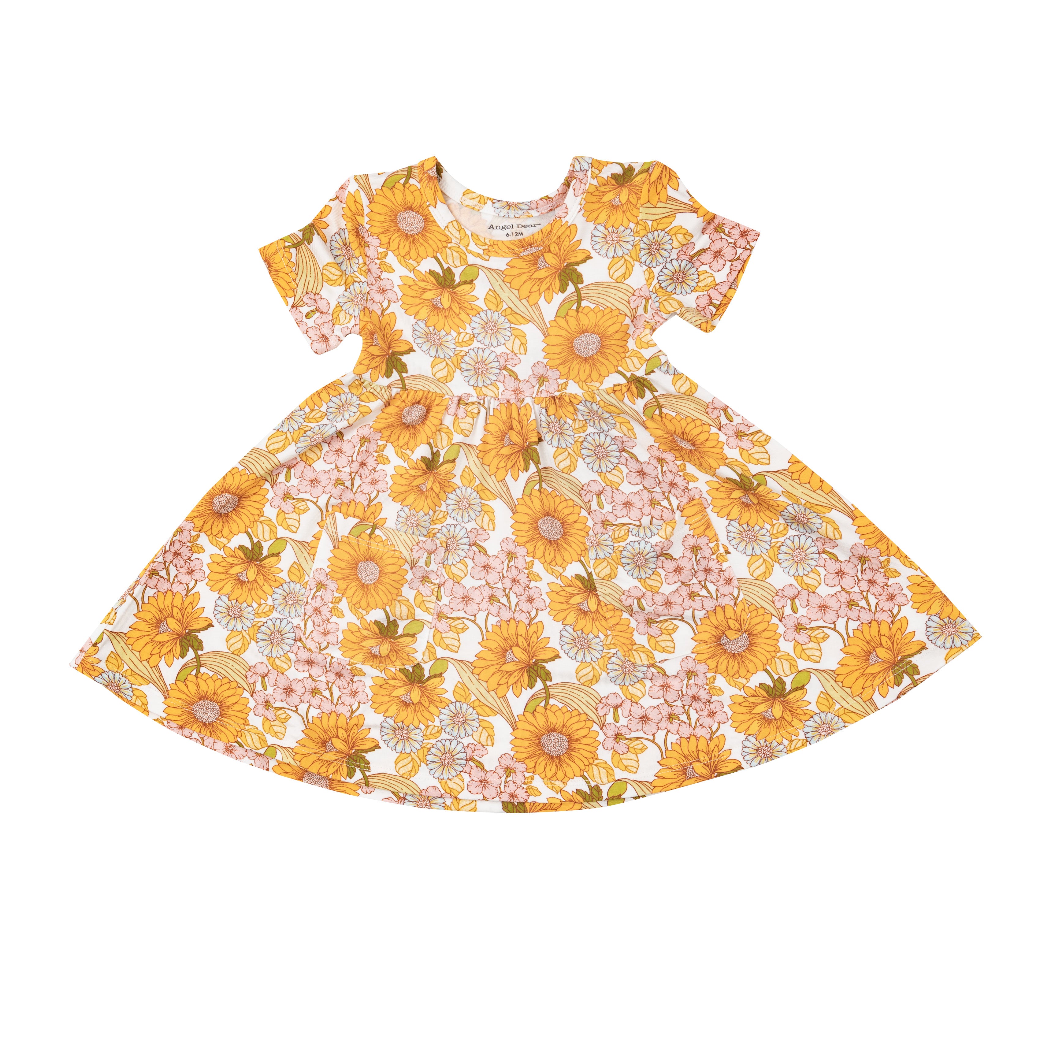Twirly S/S Dress- Sunflower Child