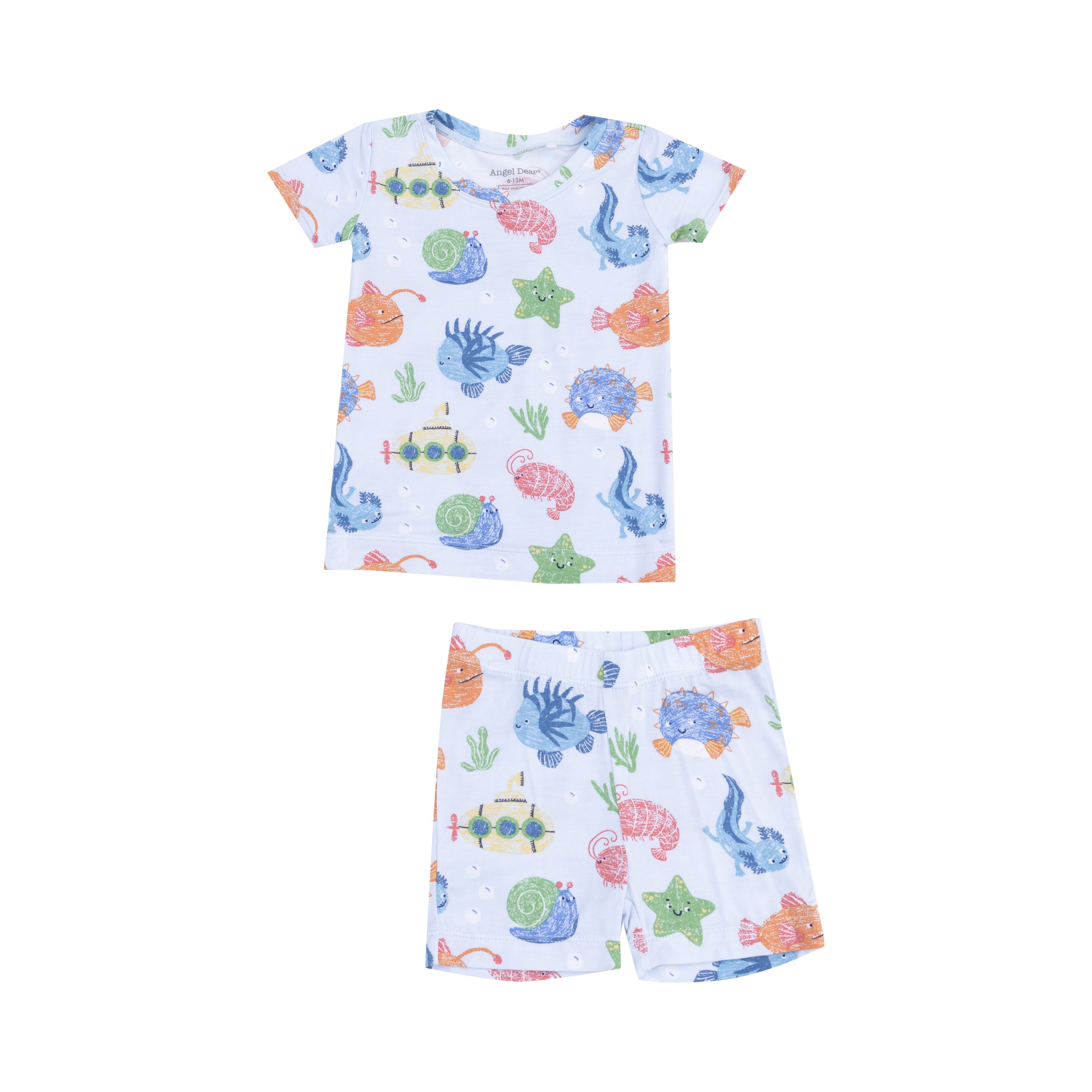 Cute Ocean Creatures Loungewear Short Set S25