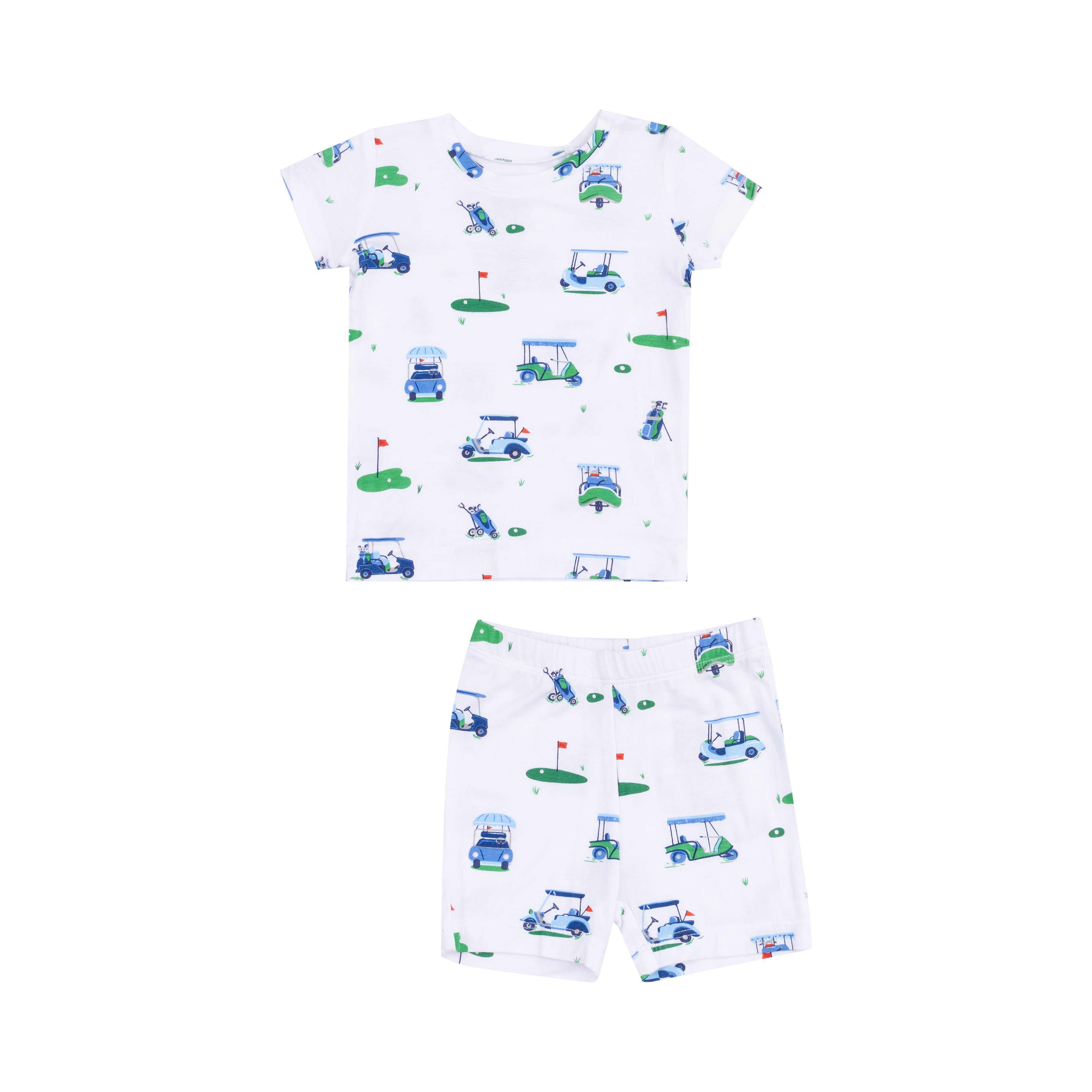 Vintage Golf Carts Blue Loungewear Short Set S25