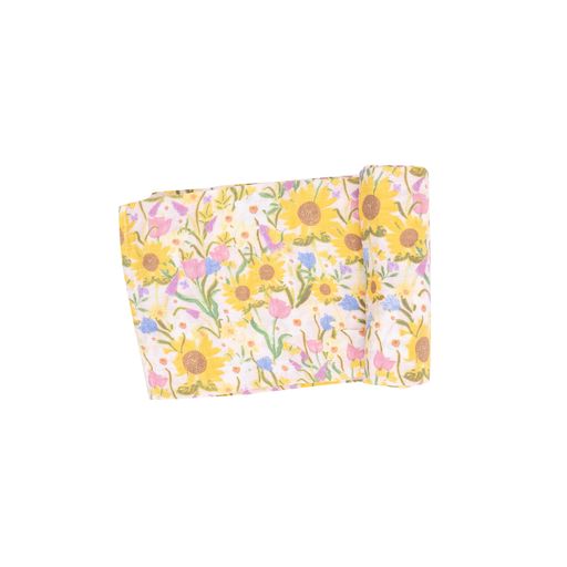 Muslin Swaddle Blanket - Sunflower Dream Floral