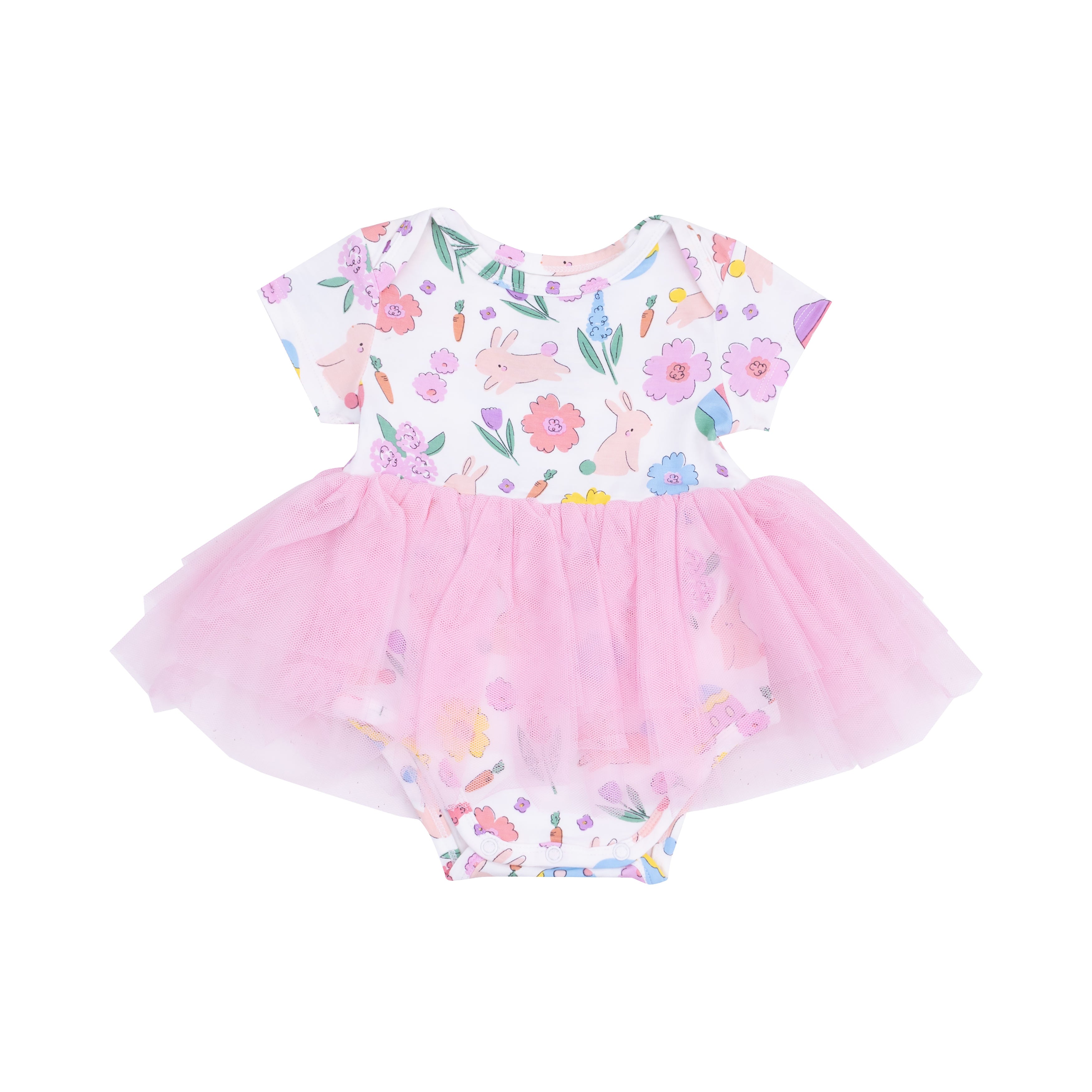 Easter Bunnies Twirly S/S Tutu Dress S25