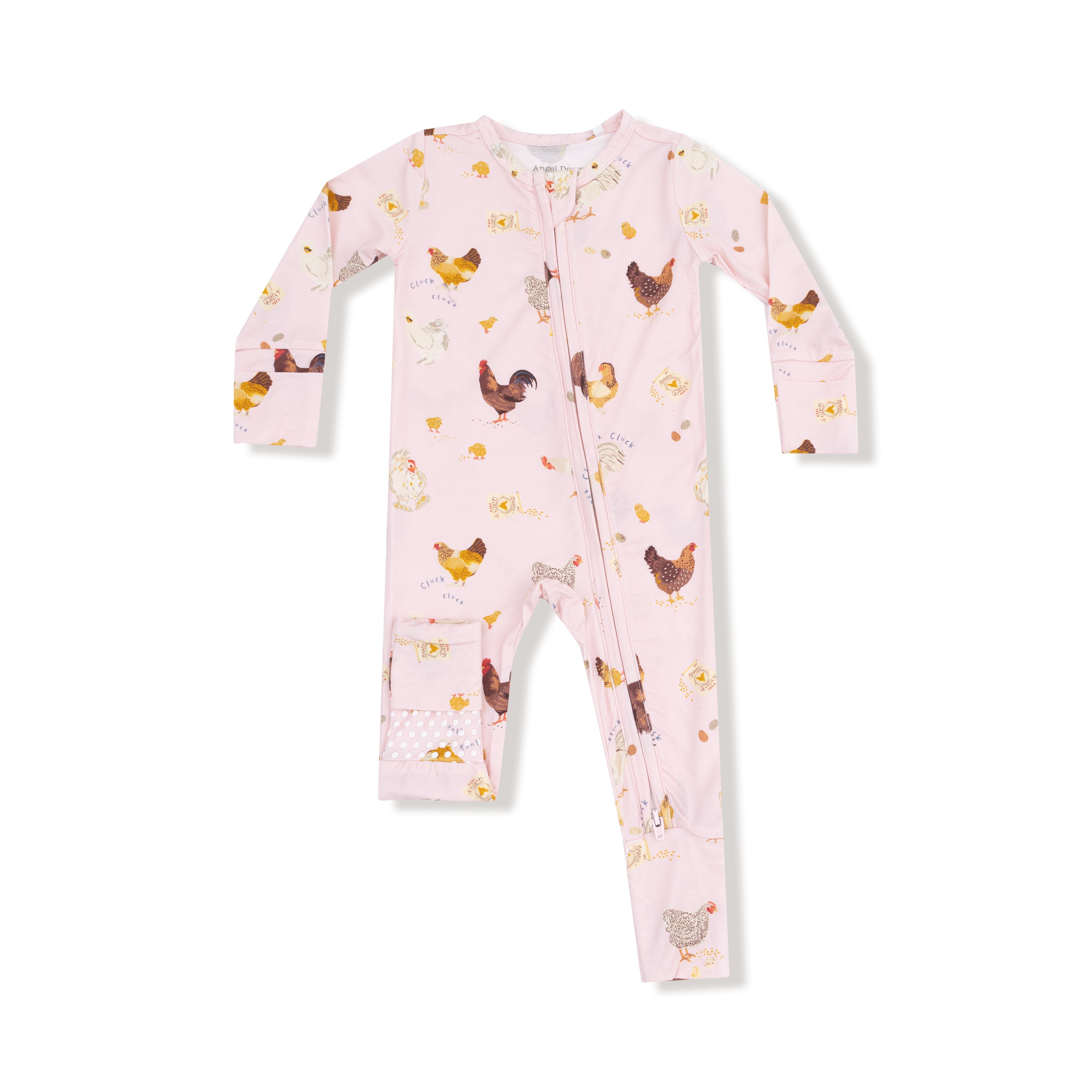 Collector Chickens Pink 2 Way Zipper Romper W25