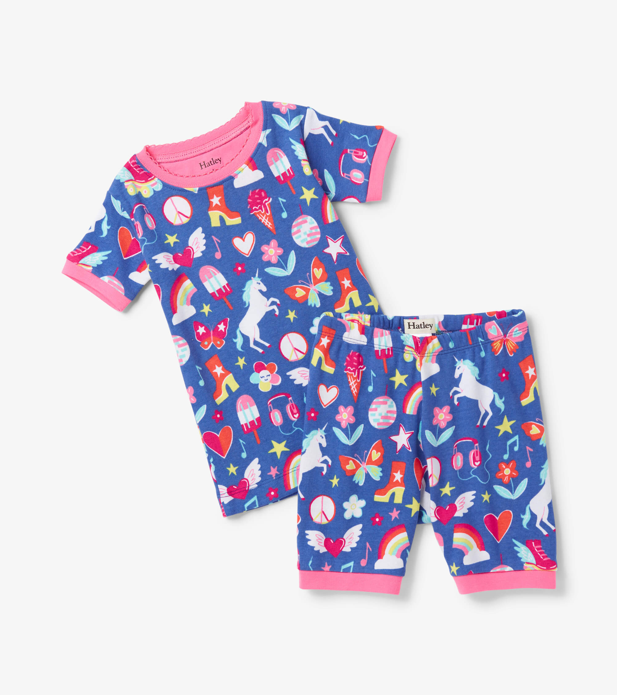Vintage Surf Short Pajama Set