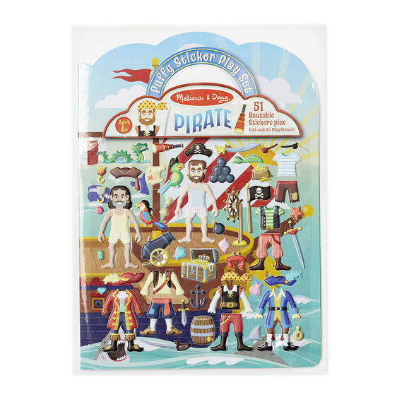Melissa & Doug Puffy Sticker Play Set- Pirate