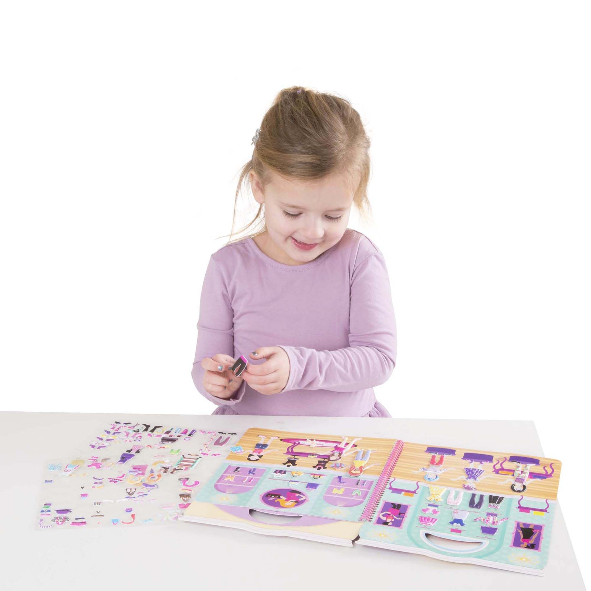 Melissa & Doug Puffy Sticker Activity Book- Day of Glamour