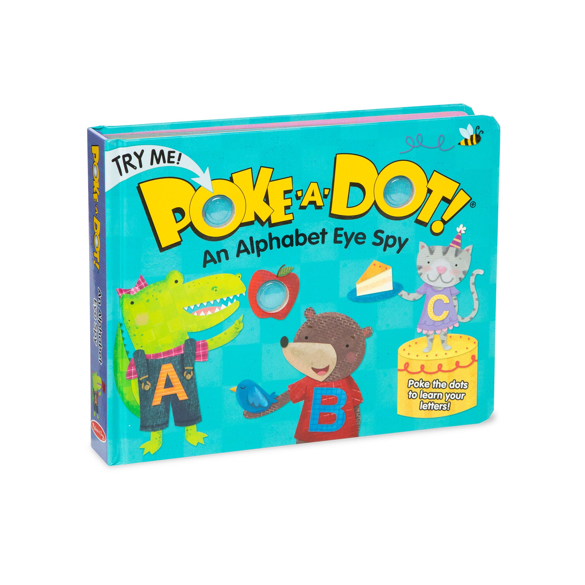 Melissa & Doug Poke-A-Dot Board Book - An Alphabet Eye Spy Board Book