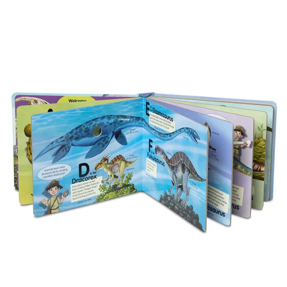 Melissa & Doug Poke-A-Dot Board Book - Dinosaurs A to Z