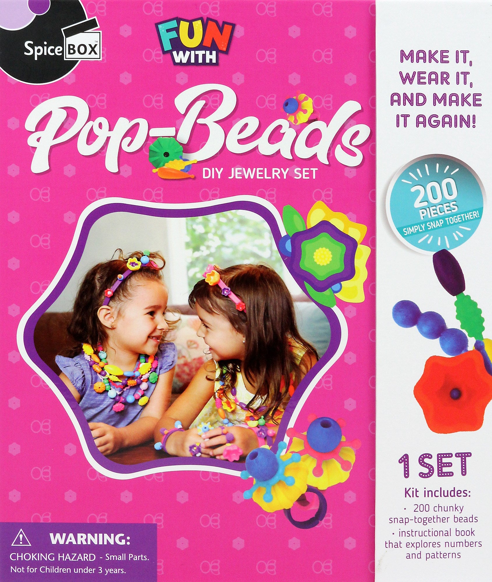 Spice Box Fun with Pop-Beads DIY Jewelry Set