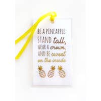 Pineapple Resin Necklace + Bookmark