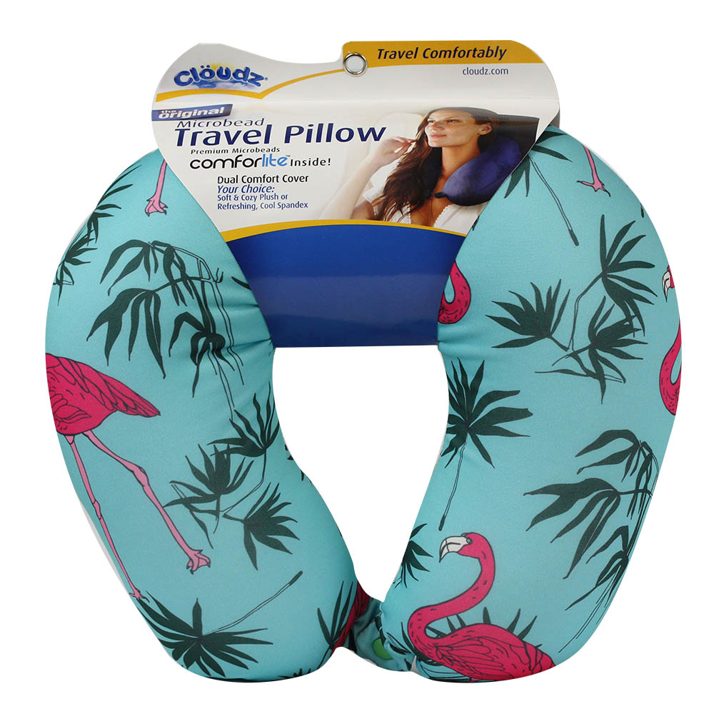 Cloudz Microbead Travel Neck Pillow