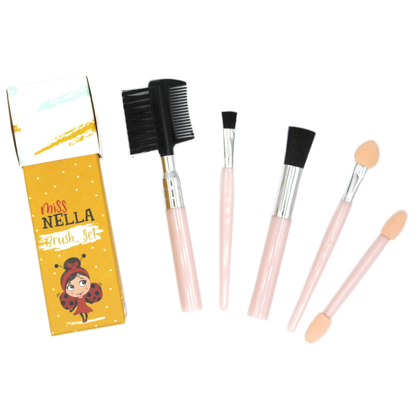 Miss Nella Make Up Brush Set for Kids