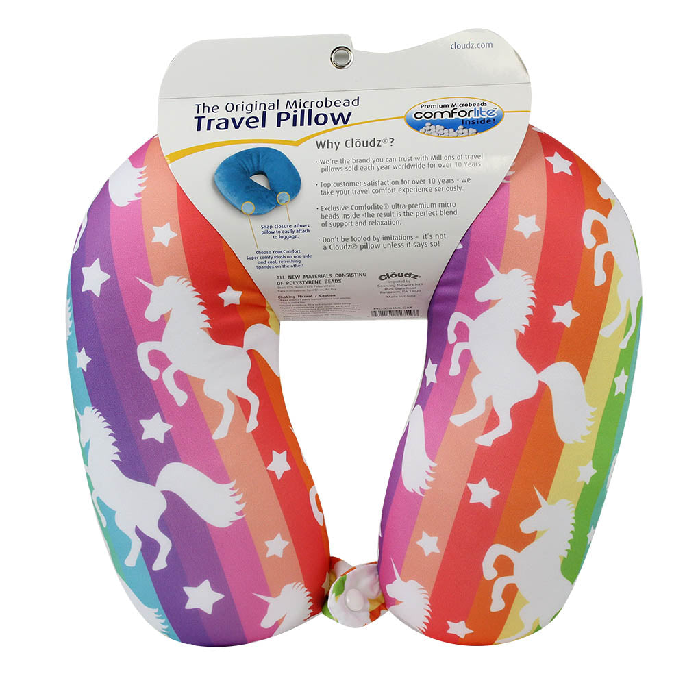 Cloudz Microbead Travel Neck Pillow