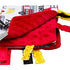 Firetrucks Taggy Comfort Blanket Learning Lovey 14" x 18"