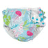 Ruffle Snap Reusable Absorbent Swim Diaper - Aqua Coral Reef