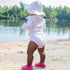 Snap Reusable Absorbent Swim Diaper - White