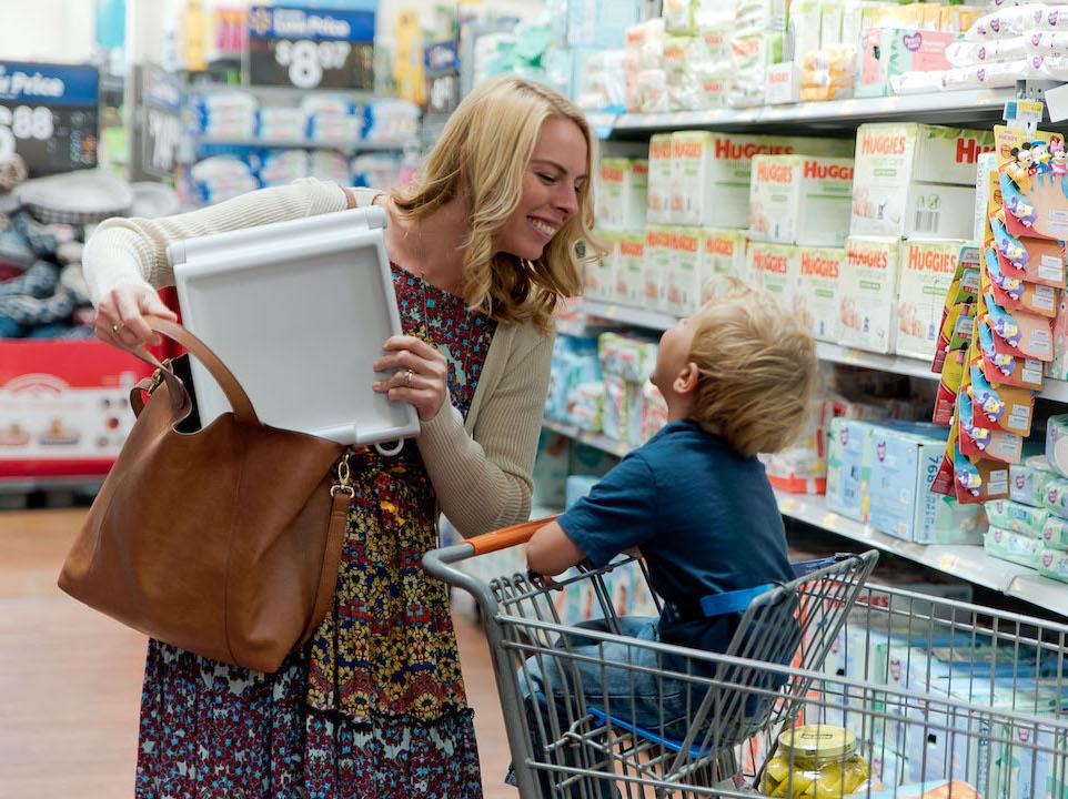Buggie Huggie™ Shopping Cart Tray & Phone Holder